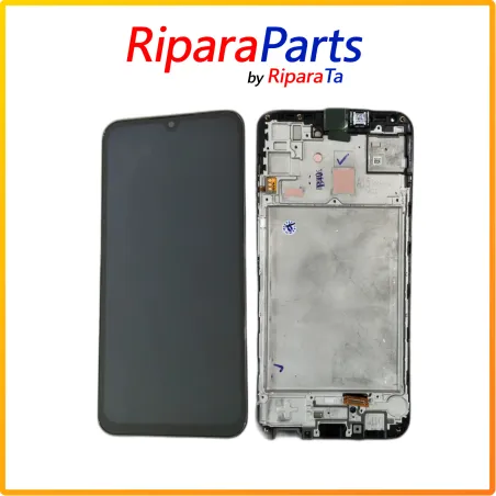 DISPLAY LCD AMOLED ORIGINALE PER SAMSUNG GALAXY A15 4G SM-A155 TOUCH FRAME NERO