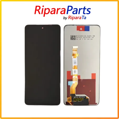 DISPLAY LCD TOUCH PER OPPO A58 CPH2577 SCHERMO NERO PARI ORIGINALE