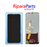 DISPLAY LCD TOUCH PER OPPO A17 CPH2477 VETRO NERO PARI ORIGINALE