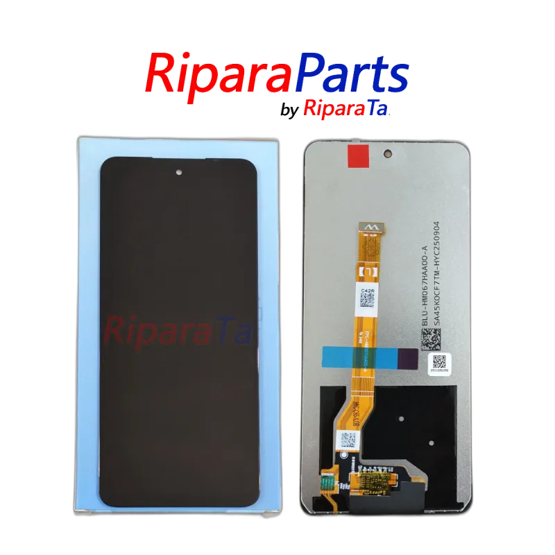 DISPLAY LCD TOUCH OPPO A5 PRO 4G CPH2711 / A5 5G / A5x VETRO NERO PARI ORIGINALE