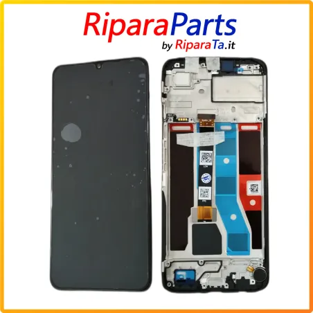 DISPLAY LCD TOUCH FRAME PER REALME NOTE 50 4G SERVICE PACK NERO