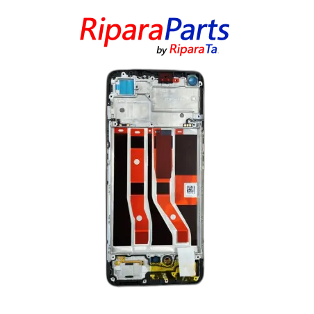 DISPLAY LCD TOUCH FRAME ORIGINALE PER OPPO A74 / F19 CPH2219 SCHERMO AMOLED NERO