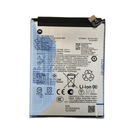 BATTERIA RL52 ORIGINALE PER MOTOROLA MOTO E15 4G/ G05/ G06/ G15 5100mAh