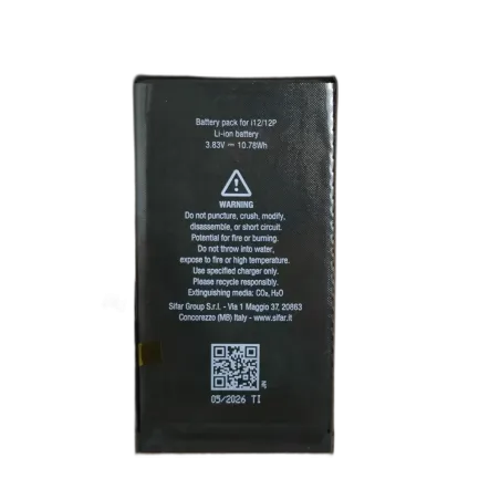 BATTERIA PER APPLE IPHONE 12 A2479 2815mAh RICAMBIO PARI ORIGINALE
