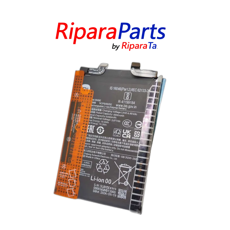 BATTERIA ORIGINALE BN5E PER XIAOMI REDMI NOTE 11 PRO 5000MaH