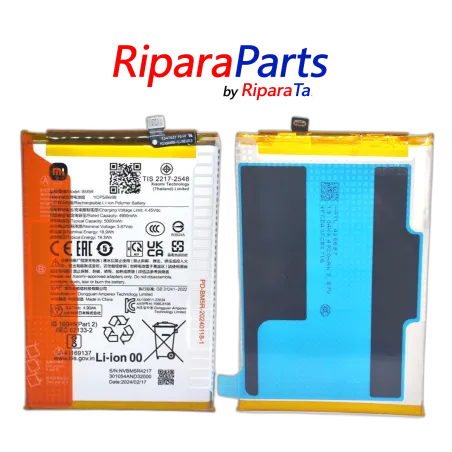 BATTERIA ORIGINALE BM5R XIAOMI REDMI 12 4G 23053RN02A 5000MaH CON ADESIVO
