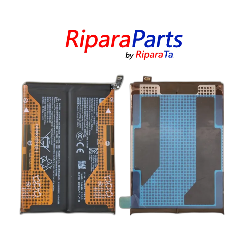 BATTERIA BR50 PER XIAOMI REDMI NOTE 14 4G 24117RN76G SERVICE PACK 5500mAh