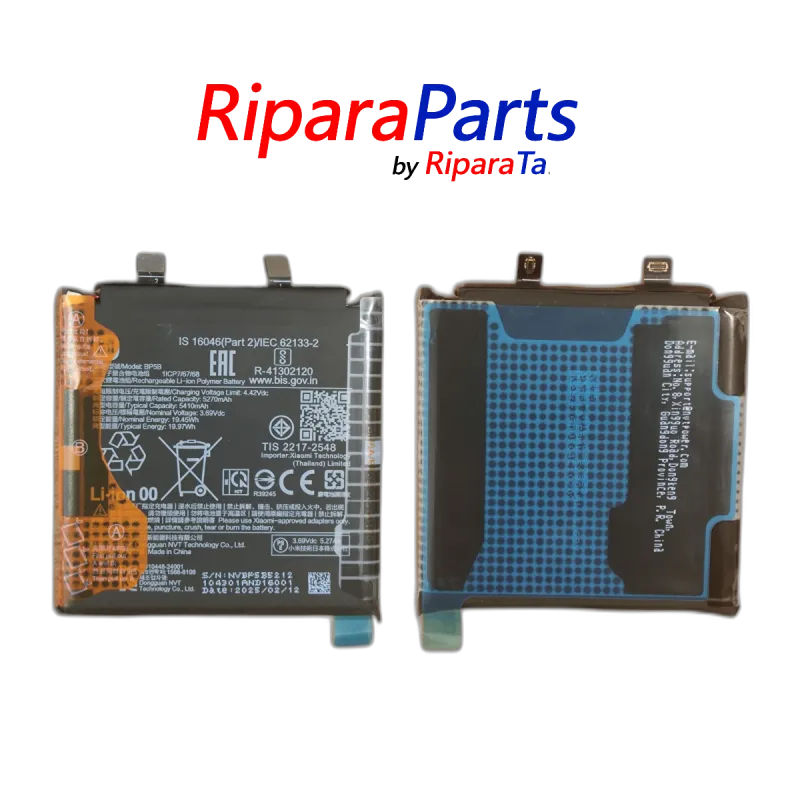 BATTERIA BP5B PER XIAOMI 15 ULTRA 5G 25010PN30G ORIGINALE GARANTITO 5410mAh