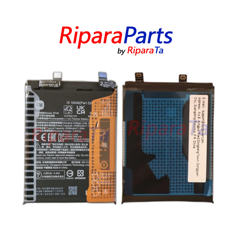 BATTERIA BP46 PER XIAOMI 12 2201123G ORIGINALE GARANTITO 4500mAh