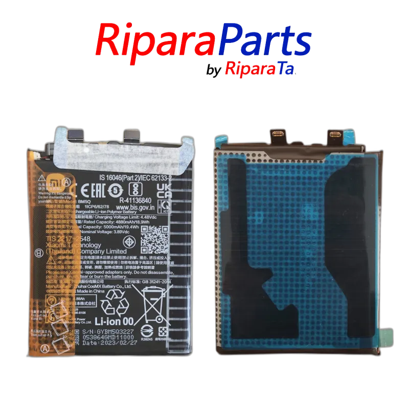 BATTERIA BM5Q ORIGINALE PER XIAOMI 13 ULTRA 2304FPN6DG 5000mAh
