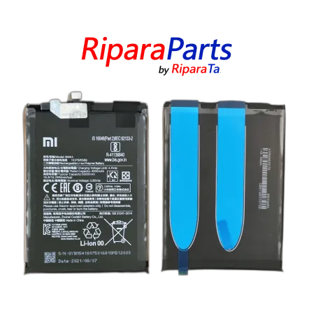 BATTERIA BM54 PER XIAOMI REDMI NOTE 9T 5G ORIGINALE GARANTITO M2007J22G 5000mAh