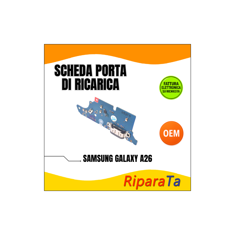 PCB RICARICA CONNETTORE SAMSUNG GALAXY A26 A266 DOCK MICROFONO OEM | R