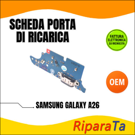 PCB RICARICA CONNETTORE SAMSUNG GALAXY A26 A266 DOCK MICROFONO OEM | R