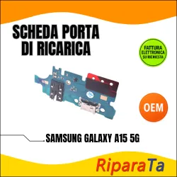PCB RICARICA CONNETTORE SAMSUNG GALAXY A15 5G/A15/ M15 A156 DOCK MIC+J