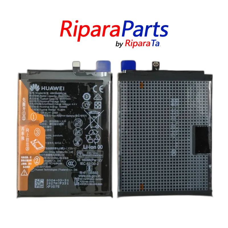 BATTERIA ORIGINALE PER HUAWEI HONOR VIEW 20 HB436486ECW 3900mAh