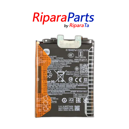 BATTERIA BM5T PER XIAOMI 14T 5G 2406APNFAG / 13T / REDMI NOTE 13 PRO 4G / POCO X6 PRO 5G SERVICE PACK 5000mAh
