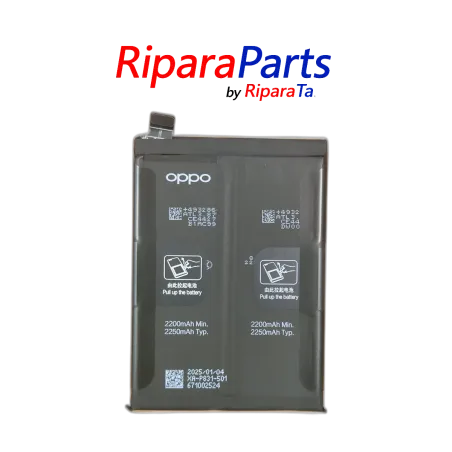 BATTERIA BLP831 ORIGINALE PER OPPO FIND X3 PRO CPH2173 SERVICE PACK 4500mAh