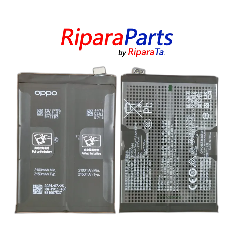 BATTERIA BLP811 ORIGINALE PER OPPO FIND X3 LITE CPH2145 SERVICE PACK 4300mAh