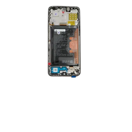 DISPLAY LCD TOUCH FRAME+BATTERIA PER HONOR X8a / 90 LITE CRT-LX1 CRT-NX1 SERVICE PACK NERO