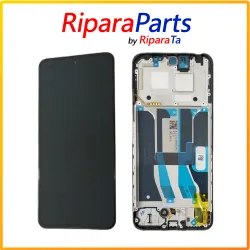 DISPLAY LCD TOUCH FRAME PER REALME 12 4G RMX3871 SCHERMO SERVICE PACK NERO