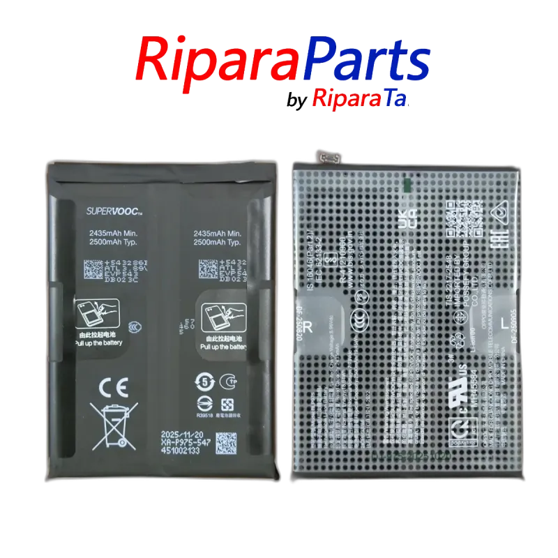 BATTERIA BLP975 ORIGINALE ONEPLUS 11 5G REALME 11 PRO+ RMX3741 4870mAh PROD.2025