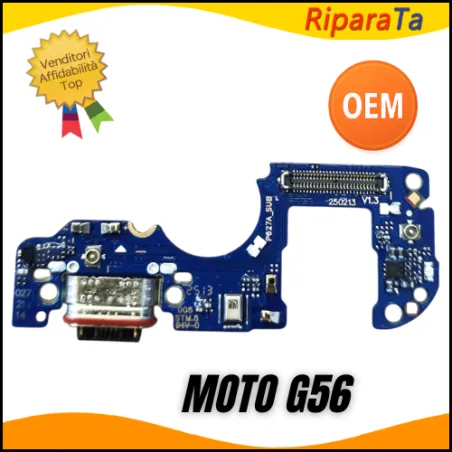 CONNETTORE RICARICA MOTOROLA MOTO G56 XT2529-2 XT2529-1 DOCK PCB MICROFONO OEM