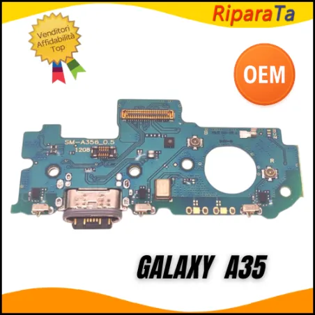 CONNETTORE RICARICA SAMSUNG GALAXY A35 A356B DOCK USB MICROFONO