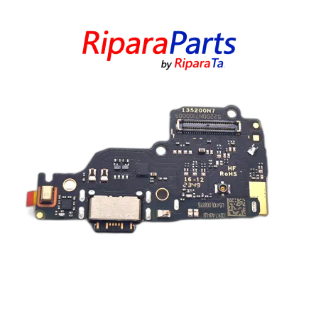PCB Connettore + Microfono + Lettore SIM per Xiaomi Redmi Note 13 4G ORIGINALE