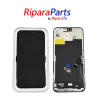 DISPLAY LCD APPLE IPHONE 15 PRO MAX A3106 JK INCELL IC INTERCAMBIABILE NERO