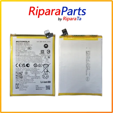 BATTERIA QF50 ORIGINALE PER MOTOROLA MOTO G04 4G /E14 4G/ G04s/ G24 4G/ G34 5G 5000mAh