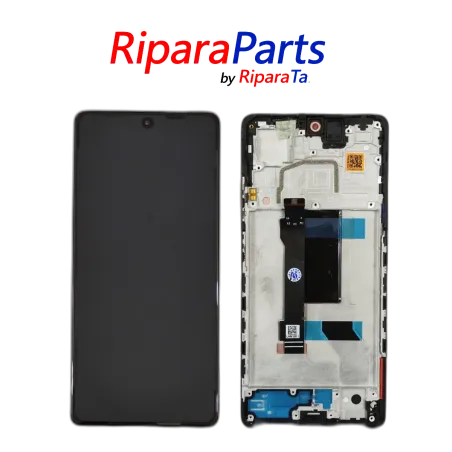 DISPLAY AMOLED LCD FRAME PER XIAOMI POCO X5 PRO 22101320G SERVICE NERO