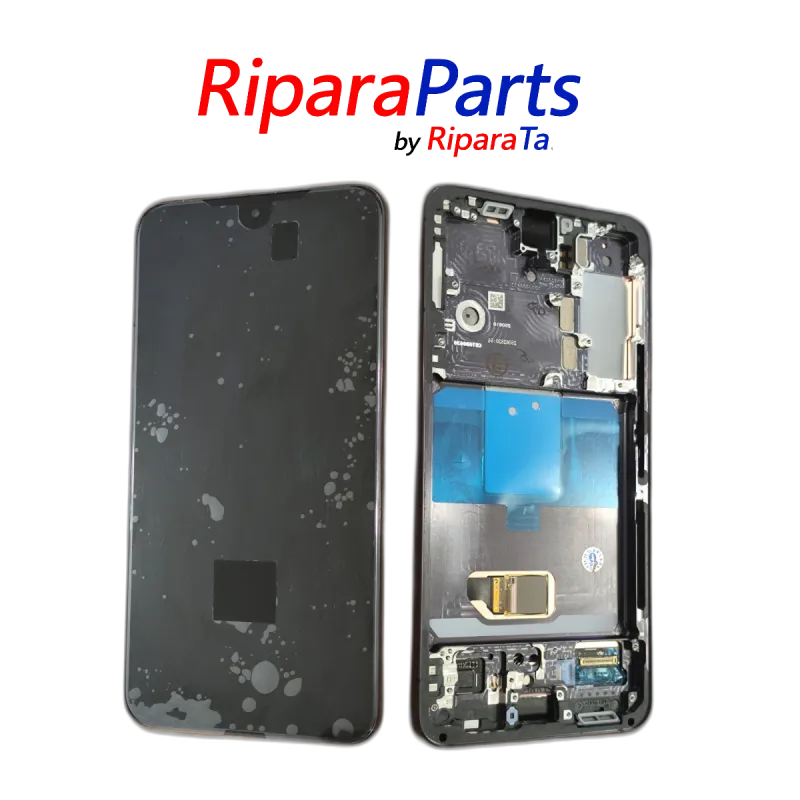 DISPLAY AMOLED PER SAMSUNG GALAXY S22 SM-S901 TOUCH FRAME SERVICE PACK NERO