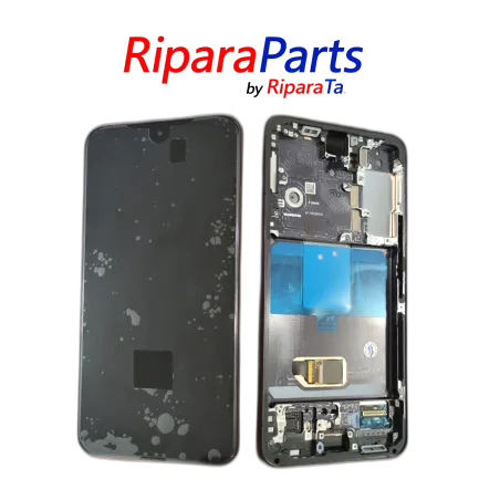 DISPLAY AMOLED PER SAMSUNG GALAXY S22 SM-S901 TOUCH FRAME SERVICE PACK NERO