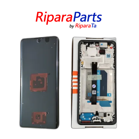 DISPLAY AMOLED PER XIAOMI REDMI NOTE 14 PRO PLUS 5G SERVICE PACK 24115RA8EG TOUCH FRAME NERO