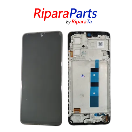 DISPLAY AMOLED SERVICE PACK PER XIAOMI REDMI NOTE 12 4G 23021RAAEG 23021RAA2Y SCHERMO TOUCH FRAME