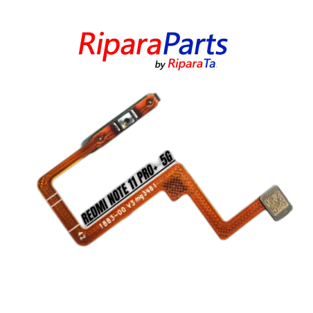 FLEX FLAT SENSORE IMPRONTE + TASTO ACCENSIONE XIAOMI REDMI NOTE 11 PRO+ 5G
