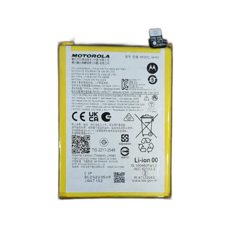 BATTERIA NH50 ORIGINALE PER MOTOROLA MOTO G22/E13/E32/G13/G53/E32s 5000mAh