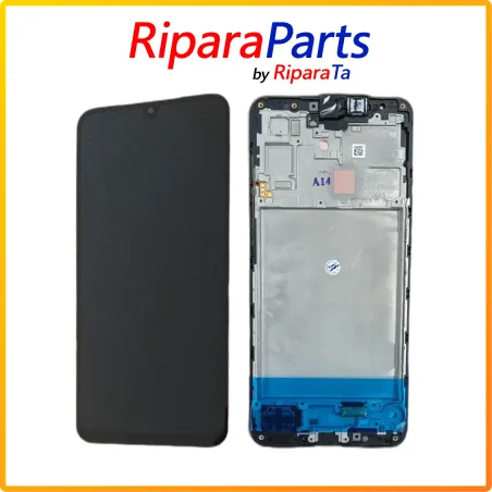 DISPLAY LCD TOUCH+FRAME PER SAMSUNG GALAXY A17 5G SM-A176 SERVICE PACK AMOLED NERO