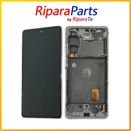 DISPLAY LCD TOUCH+FRAME PER SAMSUNG GALAXY S20 FE 5G SM-G781 SERVICE AMOLED WHITE