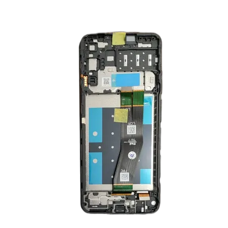 DISPLAY LCD TOUCH FRAME PER SAMSUNG GALAXY A14 SM-A145 SERVICE PACK SCHERMO VETRO NERO