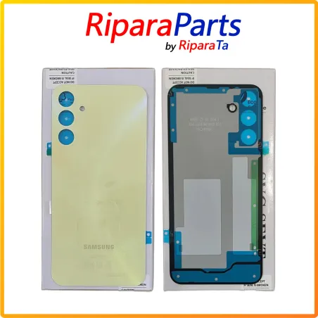 BACK COVER SCOCCA POSTERIORE PER SAMSUNG GALAXY A15 4G A155F A156B SERVICE GIALLO