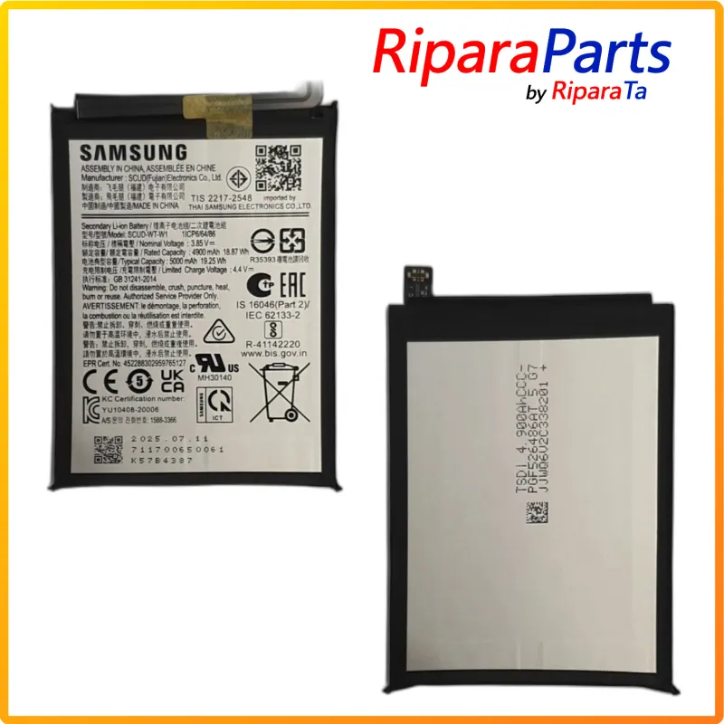 BATTERIA ORIGINALE WT-W1 PER SAMSUNG GALAXY A22 5G SM-A226B PILA 5000mAh
