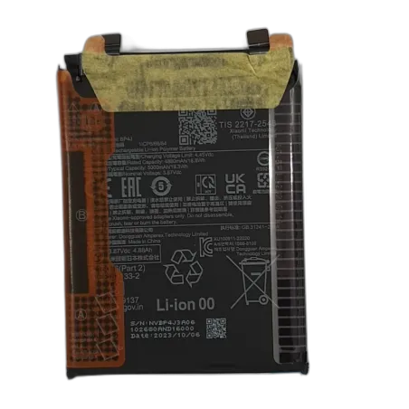 BATTERIA BP4J ORIGINALE PER XIAOMI REDMI NOTE 12 PRO+ 5G 22101316UG PILA 5000mAh