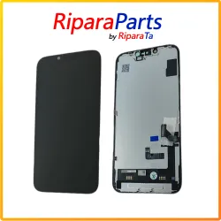 DISPLAY LCD TOUCH SOFT OLED PER APPLE IPHONE 14 A2882 SCHERMO NERO PARI ALL'ORIGINALE