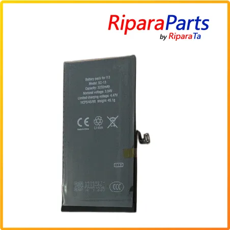 BATTERIA 3232mAh PER APPLE IPHONE 13 QUALITA' AAA+ ZERO CICLI PARI ORIGINALE