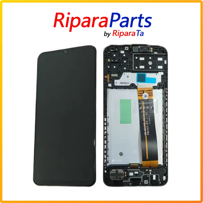 DISPLAY LCD TOUCH FRAME PER SAMSUNG GALAXY A13 SM-A137 SERVICE PACK VETRO SCHERMO NERO