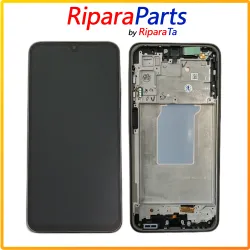 DISPLAY SUPER AMOLED SERVICE PACK PER SAMSUNG GALAXY A26 5G SM-A266 VETRO TOUCH FRAME NERO