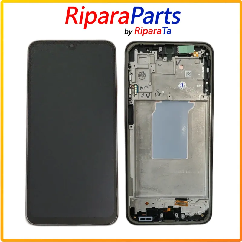 DISPLAY SUPER AMOLED SERVICE PACK PER SAMSUNG GALAXY A26 5G SM-A266 VETRO TOUCH FRAME NERO