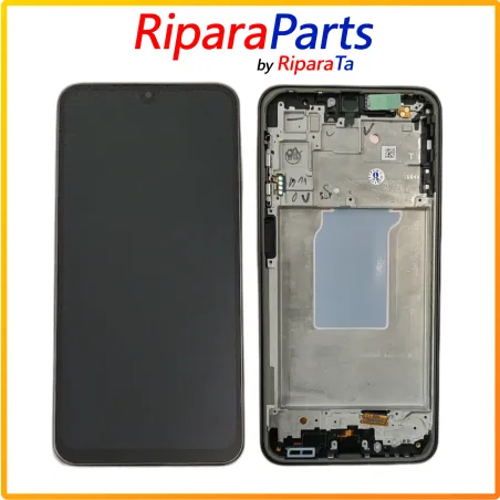 DISPLAY SUPER AMOLED SERVICE PACK PER SAMSUNG GALAXY A26 5G SM-A266 VETRO TOUCH FRAME NERO