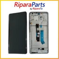 DISPLAY LCD AMOLED SERVICE PACK PER XIAOMI REDMI NOTE 14 PRO 4G TOUCH FRAME AURORA PURPLE